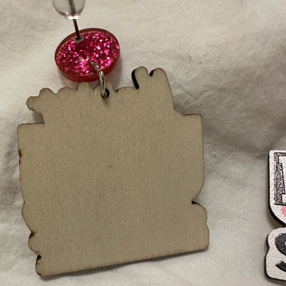 Happy first day of school earrings. - Picture 4 of 4